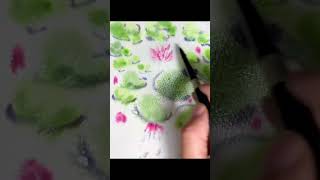 How to paint flowers in watercolor-20220425