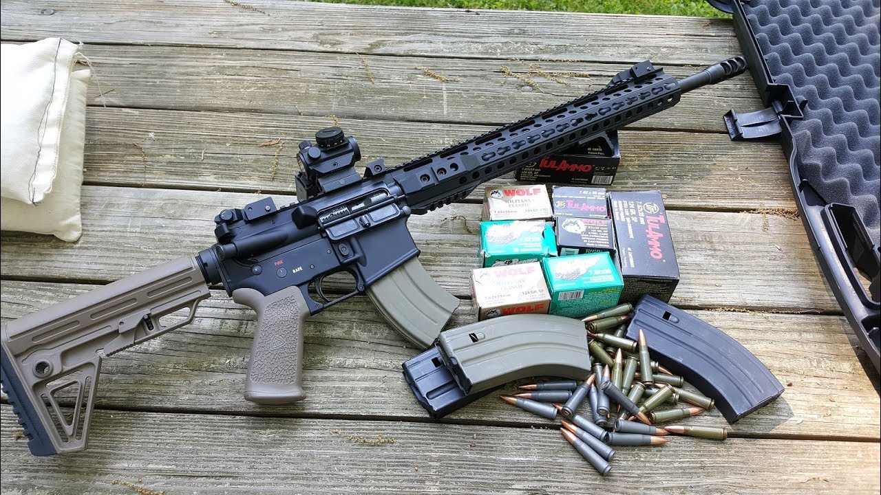 AR15 7.62X39 Steel cased ammo, will it work? Yes it works! PSA upper