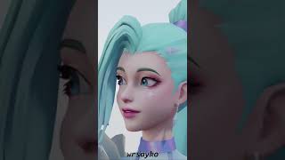 Kda All Out Seraphine - Upside Down Challenge