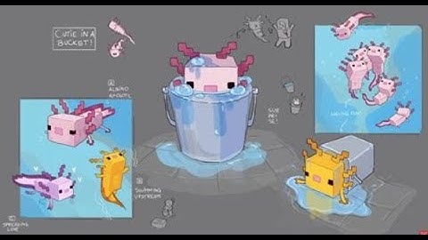 Cool new trick to get infinite water with the Axolotl bucket in Minecraft!