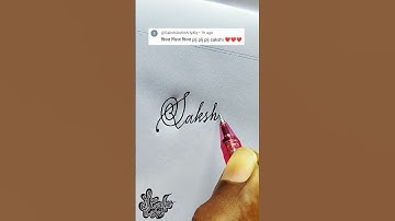 stylish name | Sakshi | Calligraphy signature
