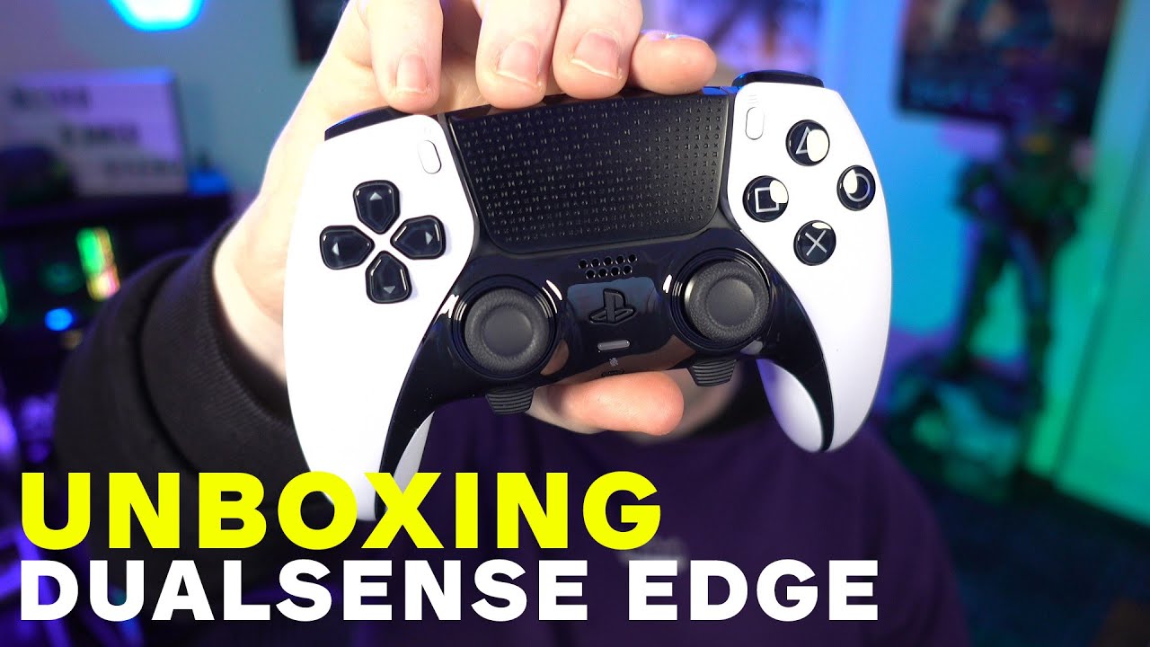 Unboxing the DualSense Edge PS5 pro controller