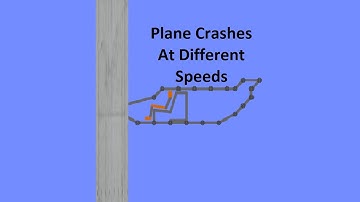 Plane Crash At Different Speeds - Algodoo