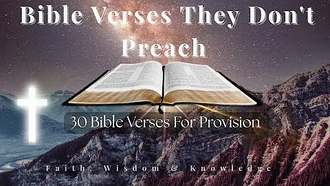 Faith & Abundance: 30 Bible Verses That Break the Poverty Mindset”