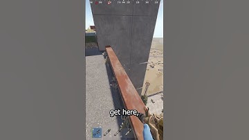 ZERO fall damage method for Launch Site #rustgame #rust