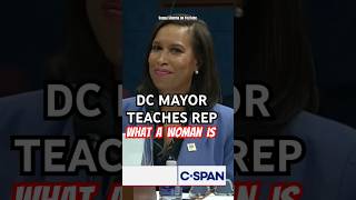 DC Mayor Bowser "I'm a Woman, Are You?" Teaches Rep. Mace