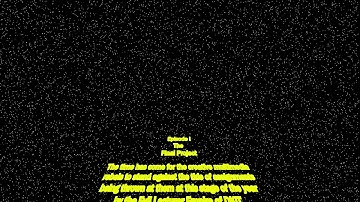 After effects star wars intro test