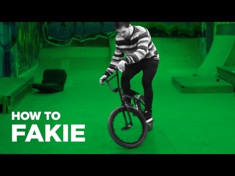 видео: Как сделать фэйки на BMX (How to Fakie BMX)