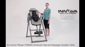 Innova Fitness ITM5950 Advanced Heat and Massage Therapeutic Inversion Therapy Table