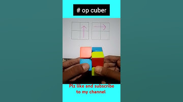 2×2 cube tricks and tips.                #cube #cubelover #opcuber #cubecraft