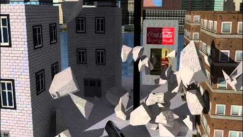 Fracture Voronoi Test, 3dsMax