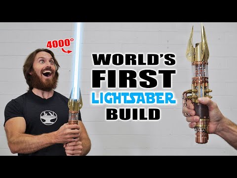 4000° PLASMA LIGHTSABER BUILD (RETRACTABLE BLADE!)