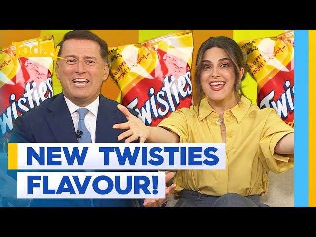Today hosts try new Twisties combo flavour | Today Show Australia class=