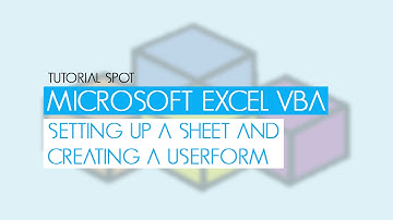 Excel VBA UserForm Creation Part 1