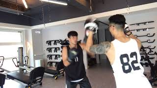 Thump boxing 2018年五月台北場術科錯誤糾正李冠緯