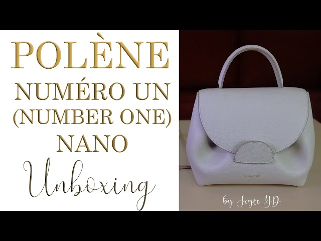 Polène  Bag - Numéro Un Nano - Chalk Textured leather