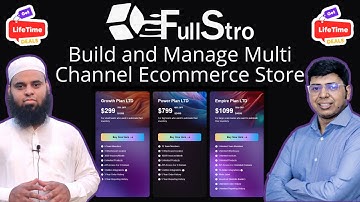 FullStro - Build Your Ecommerce Shop or Store Integrated with Shopify, WooCommerce & Amazon