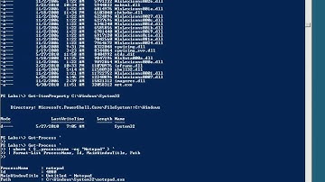 Introduction to PowerShell - part 2 - Pipeline, Scripts and Syntax
