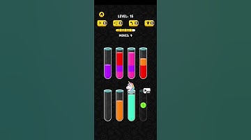 Color Water Sort 3D Level 15