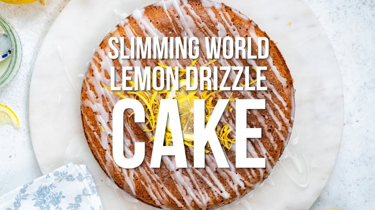 Slimming World Lemon Drizzle Cake | SupergoldenBakes - YouTube