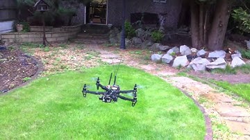Tbs discovery pro , gimbal  quadcopter test hover