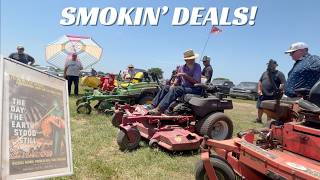 HUGE AUCTION In The Oklahoma Heat Was Full Of.......