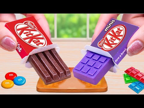 Amazing KITKAT Cake Dessert🌈🎂How To Make Miniature Rainbow Chocolate Cake Recipes❤️1000+Yummy Cake