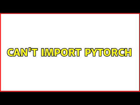Ubuntu: Can't import pytorch (2 Solutions!!)