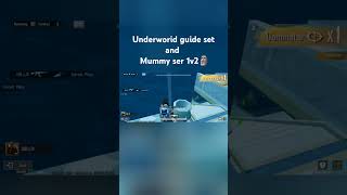 Underworid guide set and Mummy set 1v2🗿#jonathan #bgmi #pubgmobile #india #shortvideo #shorts