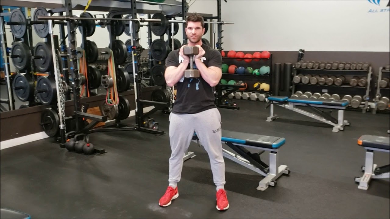 Perfect Your Squat Technique with the Goblet Squat - YouTube