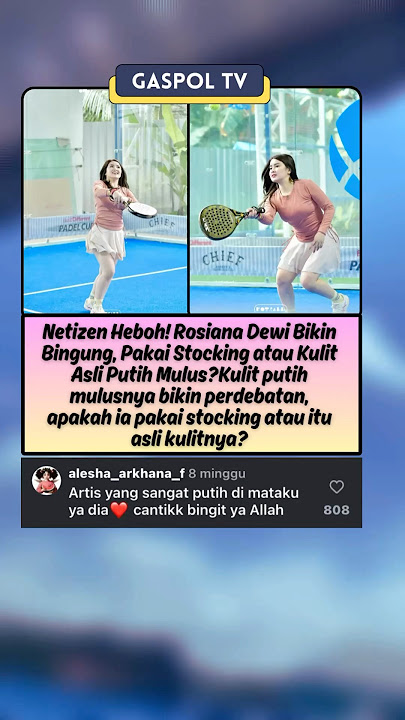 Rosiana Dewi Bikin Bingung, Pakai Stocking atau Kulit Asli Putih Mulus? #shorts #beritaviral