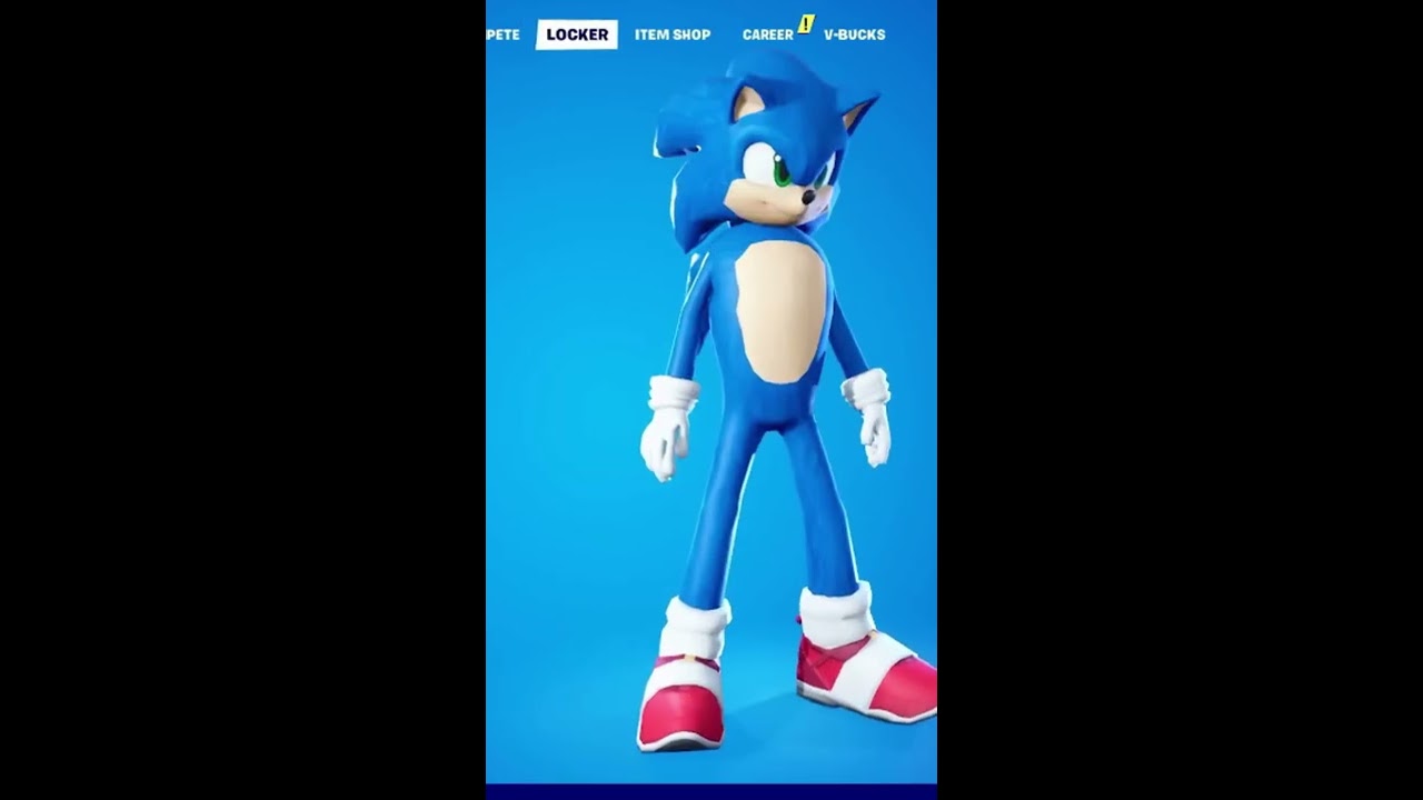 Sonic In Fortnite 