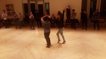 Salsa On2 IntermediateTurn Pattern Combo Partnerwork by Sergio and Sheena #136