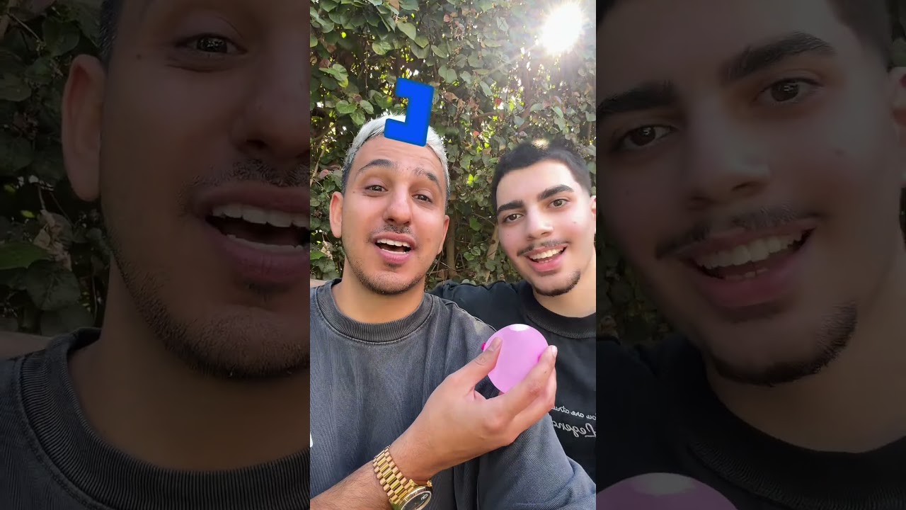 שם של יוטיובר באות שיוצאת או שתקבל בלון מים לפרצוף