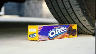 Crushing Crunchy & Soft Things by Car! EXPERIMENT: CAR VS OREO screenshot 1