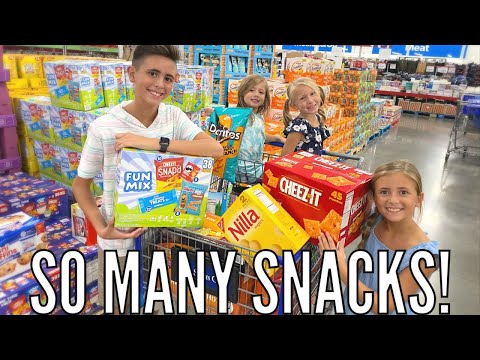 Shopping at SAMS CLUB for AFTER SCHOOL SNACKS!!! / School lunches!!!/ Life as we Gomez
