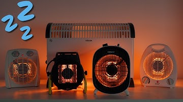 Five heater fan sounds for fast and deep sleep 😴 - Dark Screen