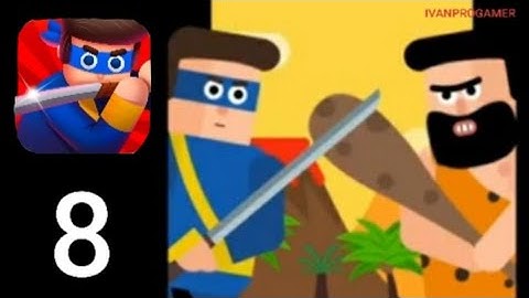 MR NINJA - Gameplay Walkthrough Part 8 - Chapter 8 Prehistory (iOS Android)