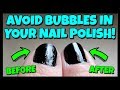 Avoid Bubbles In Your Nail Polish 📍 How To With Kristin