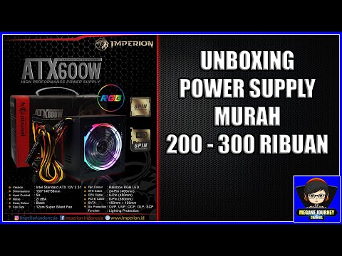 Unboxing Power Supply Imperion ATX 600w RGB Fan