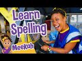 Meekah Learns Spelling with Construction Vehicles! | Blippi Toys