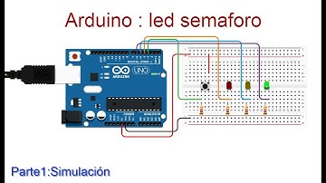 Arduino: led semaforo simulación parte 1