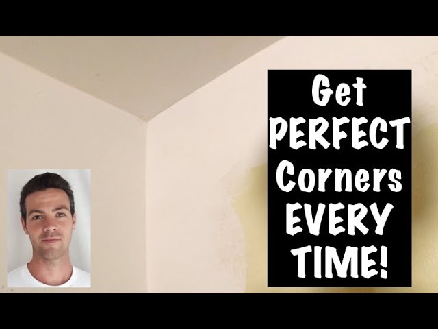 THE SECRET TO PERFECT INSIDE CORNERS( 3-way corners)