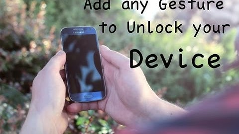 Unlock your Android with Gesture
