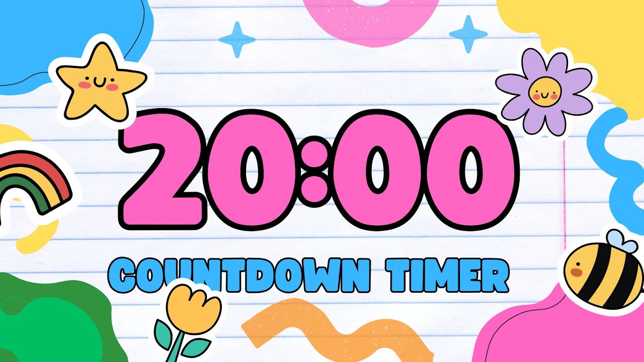 20 Minute Timer with Relaxing Music and Alarm