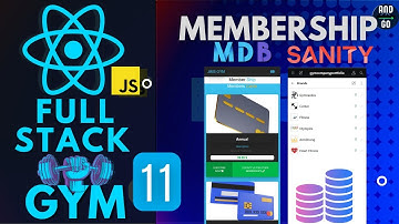 Build A Full Stack Gym in React JavaScript #11 - Member Ship Page .