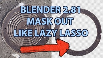 Blender 2.81 USE BLENDER LIKE A LAZY LASSO TOOL