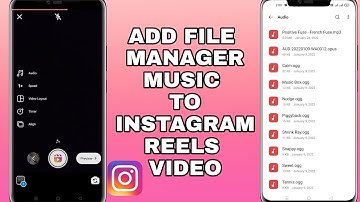 How To Add File Manager Music/Song To Instagram Reels Video
