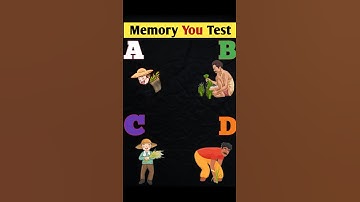 Memory Test #40 Riddles And Puzzles For IQ Test #shorts