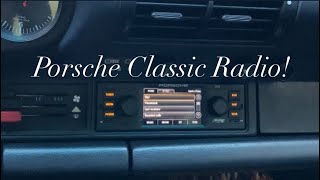 Porsche Classic Radio is Installed!! Here's what i think! #porsche #porscheclassicradio